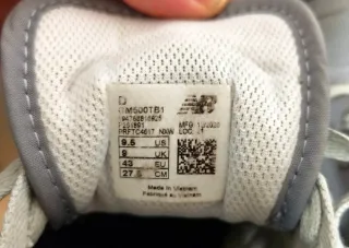 Zapatillas New Balance 500 Gris Rojo