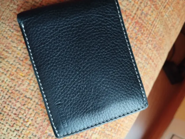 Cartera de piel para caballero