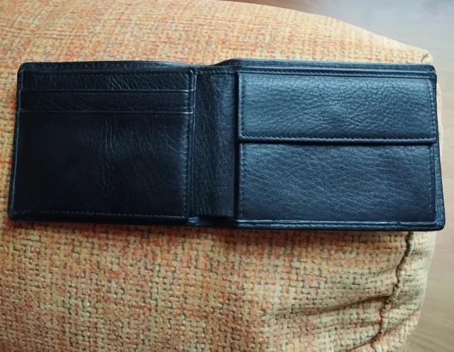 Cartera de piel para caballero