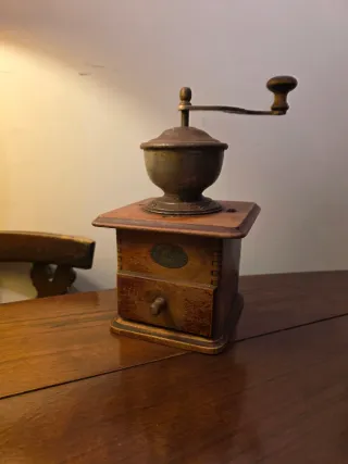 Molinillo café Zassenhaus manual madera y metal