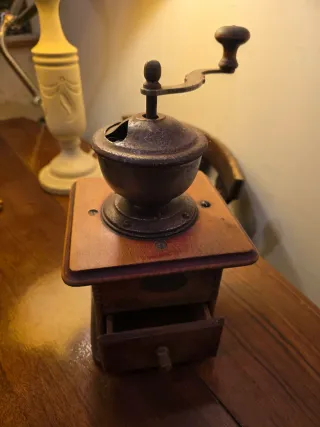 Molinillo café Zassenhaus manual madera y metal