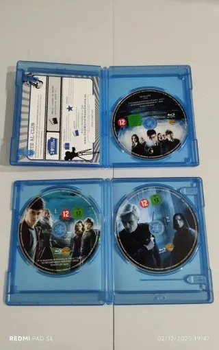 Pack 4 Blu-ray Harry Potter (Español)