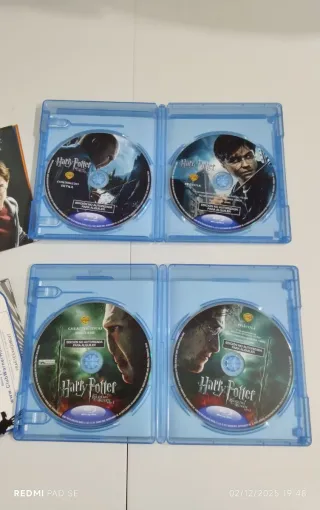 Pack 4 Blu-ray Harry Potter (Español)
