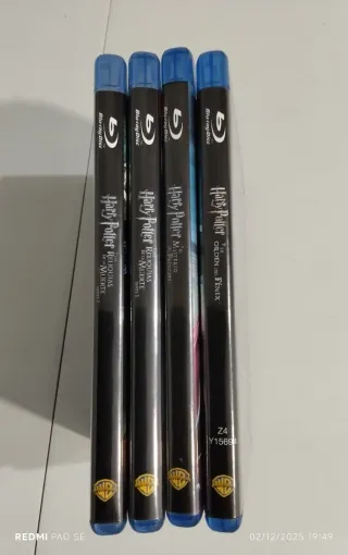 Pack 4 Blu-ray Harry Potter (Español)