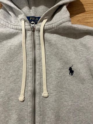 Sudadera Polo Ralph Lauren Gris Cremallera