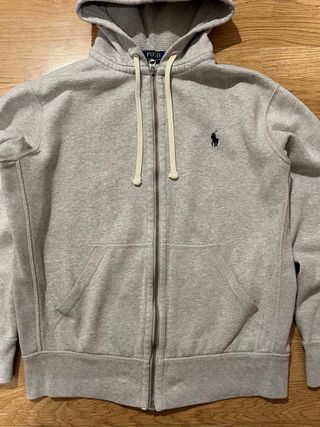 Sudadera Polo Ralph Lauren Gris Cremallera