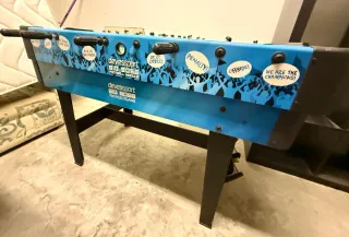 Futbolín de mesa para 5 juegos