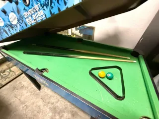 Futbolín de mesa para 5 juegos