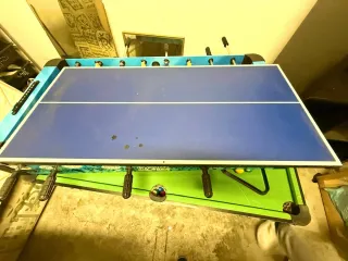 Futbolín de mesa para 5 juegos