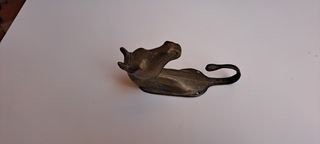 Appendiabiti vintage ottone a forma di