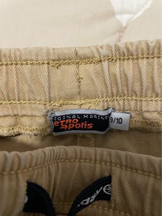 Pantaloni bambino beige