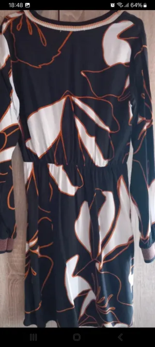 Vestido estampado floral tamanho S