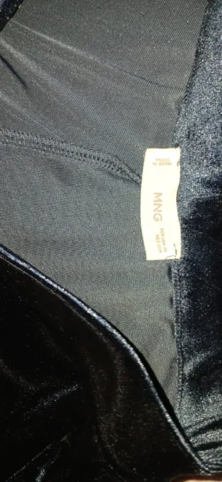 Pantalón de terciopelo azul