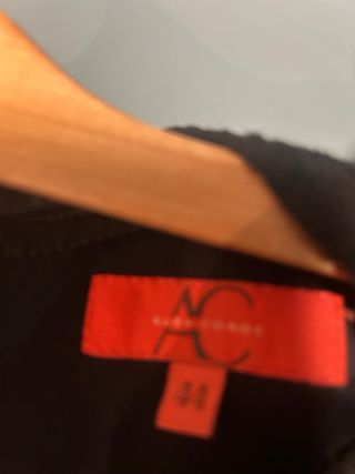 Vestido Negro Alba Conde Talla 44