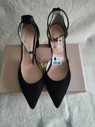 FOSCO - Zapatos negros de tacón