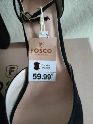 FOSCO - Zapatos negros de tacón
