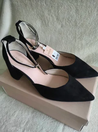 FOSCO - Zapatos negros de tacón