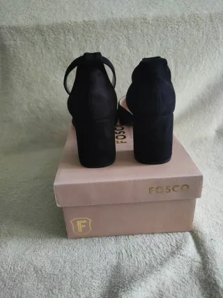 FOSCO - Zapatos negros de tacón