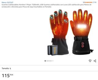 Guantes Térmicos Eléctricos (tallas L)