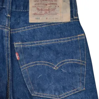 Levi's USA 501 Shrink-To-Fit USA Raw Denim 90s