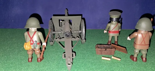 Playmobil Canhão e Soldados Custom 3D
