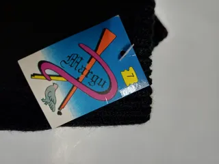 Guantes de angora negros