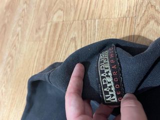 Sudadera Napapijri Bandera Noruega Negra