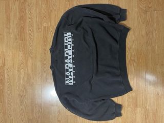 Sudadera Napapijri Bandera Noruega Negra