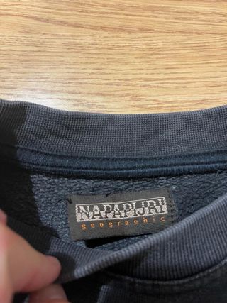 Sudadera Napapijri Bandera Noruega Negra