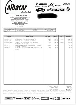 Bicicleta eléctrica Conway Kiron S 327 MOTOR NUEVO