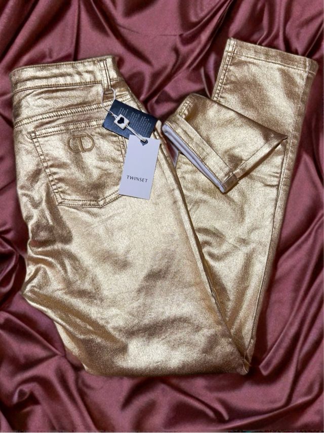 Jeans Twinset dorati