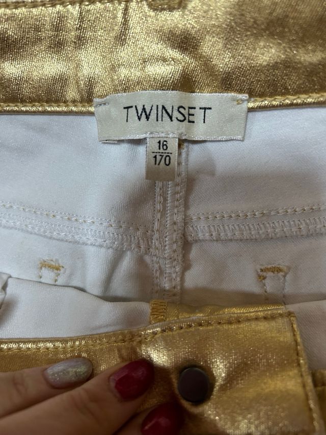 Jeans Twinset dorati