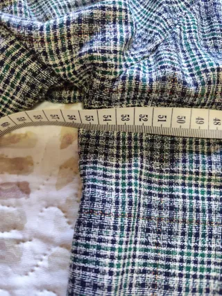 Vestido cuadros mujer