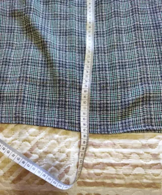 Vestido cuadros mujer