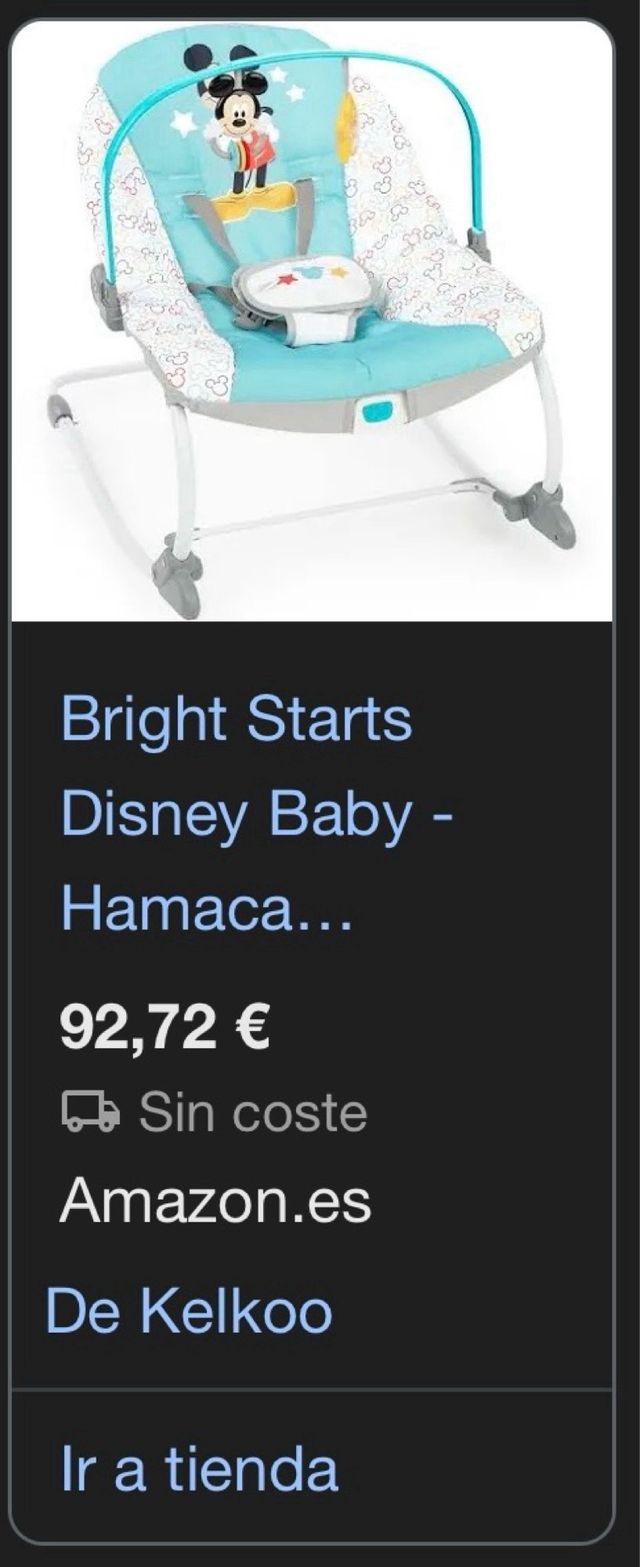 Hamaca Infantil Disney Mickey Mouse