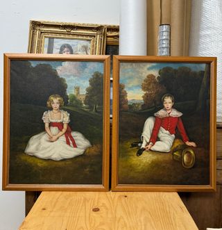 Dos óleos de M. Palomares