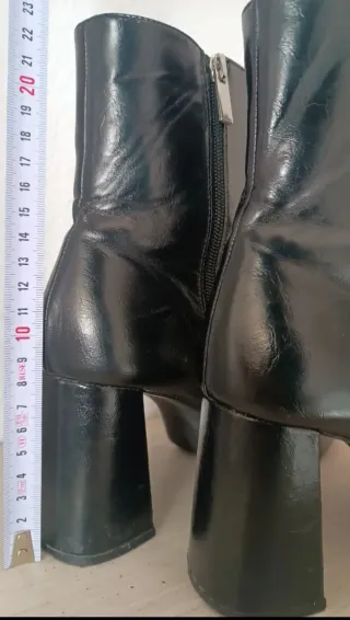 Botines negros de plataforma