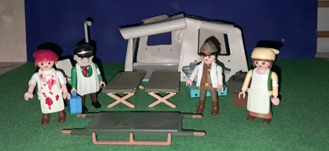 Playmobil Loja de Campanha e Sanitários Militares