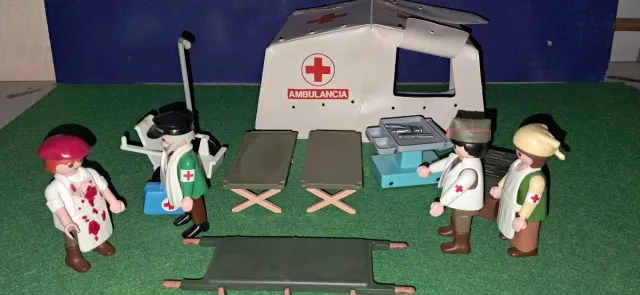 Playmobil Loja de Campanha e Sanitários Militares