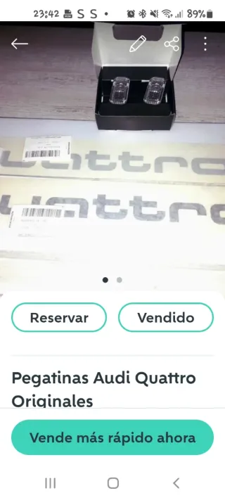 Pegatinas Audi Quattro ,original Audi