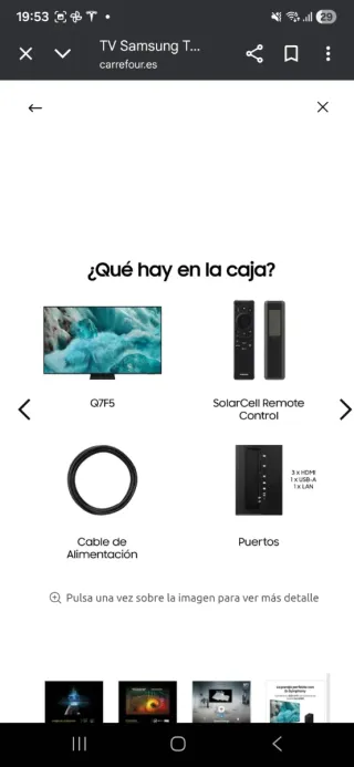 TV Samsung QLED 65 4K UHD TQ65Q7F5AU