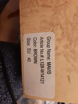 Botin de tacón marrones para mujer