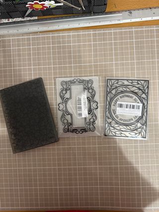 Carpetas de Embossing Corazones y Marco