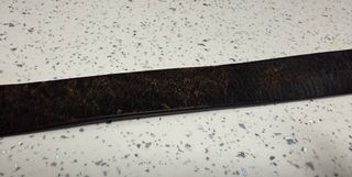 Cintura Calvin Klein vera pelle cuoio uomo 132 cm.