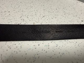 Cintura Calvin Klein vera pelle cuoio uomo 132 cm.