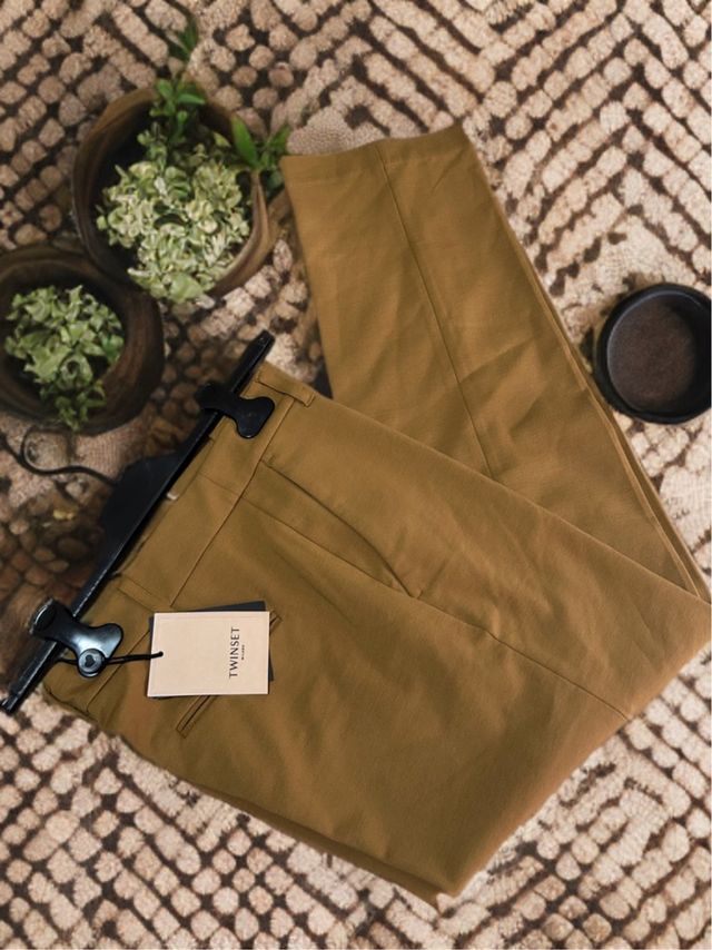 Pantaloni eleganti Twin Set marrone