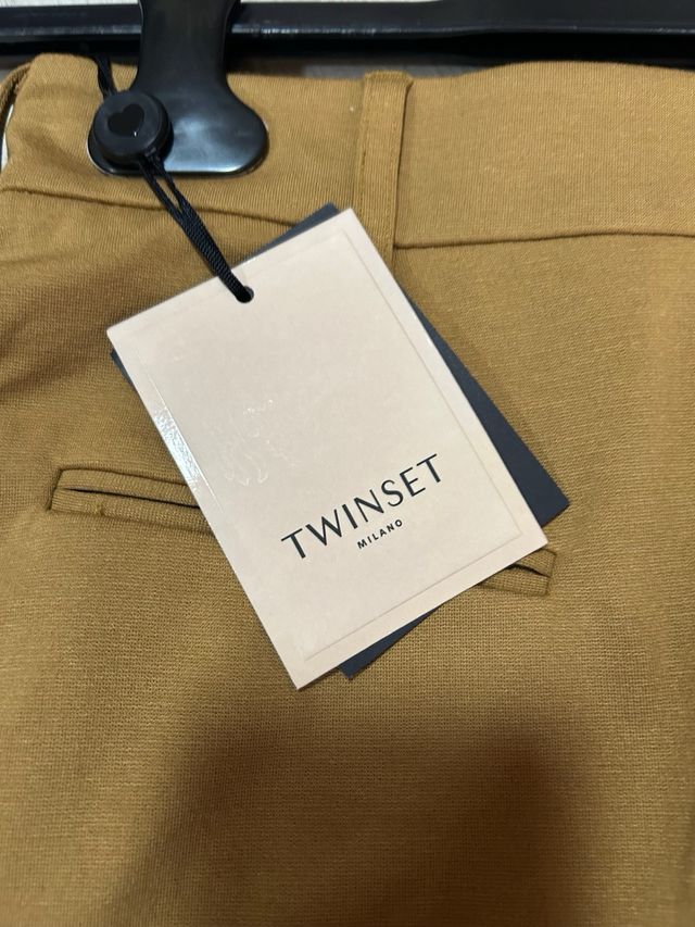 Pantaloni eleganti Twin Set marrone