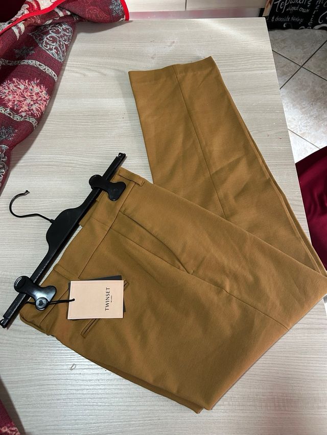 Pantaloni eleganti Twin Set marrone