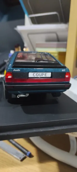 Audi Coupe Modelo Coche Azul