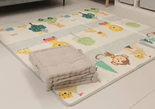 Alfombra plegable Huborns 200x180cm Bebé Acolchada